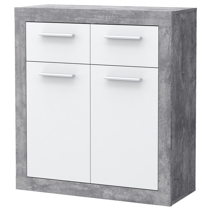 Komoda BACCIO 221 biela/betón 1