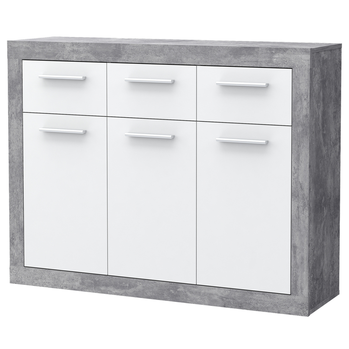 Komoda BACCIO 231 biela/betón 1