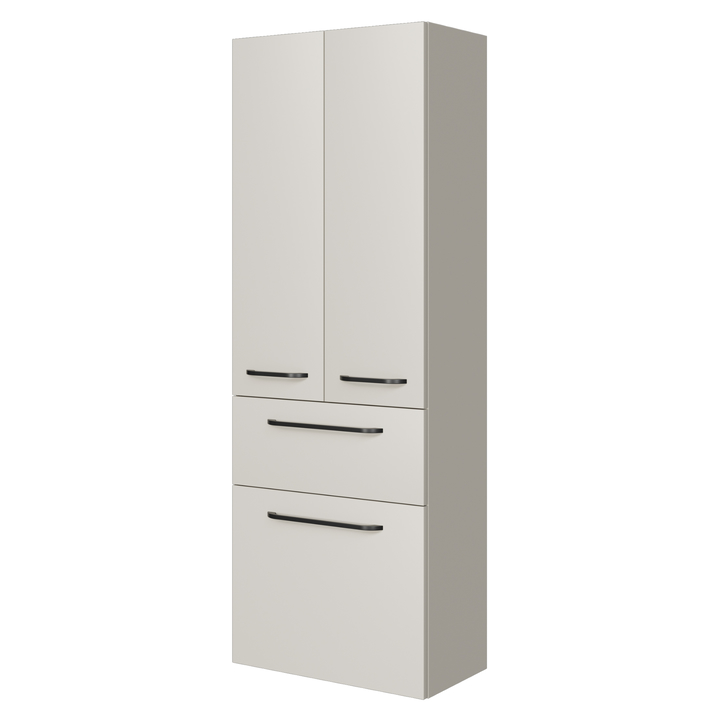 Vysoká kúpeľňová skrinka BALTO 2 kašmírová 1