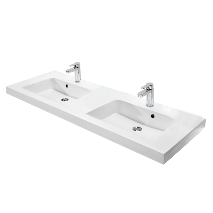 Dvojité umývadlo BALTO biela 1