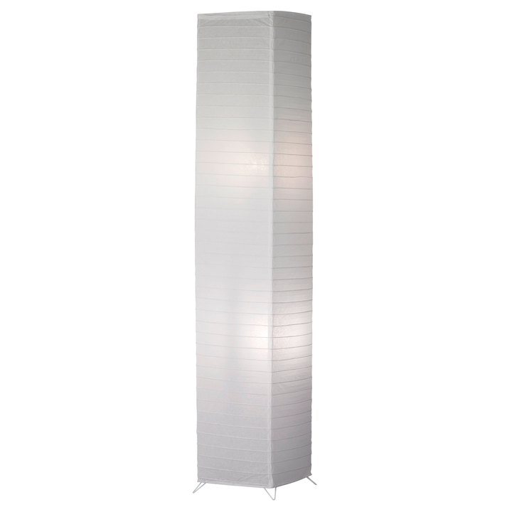 Stojacia lampa BAMBUS biela 1