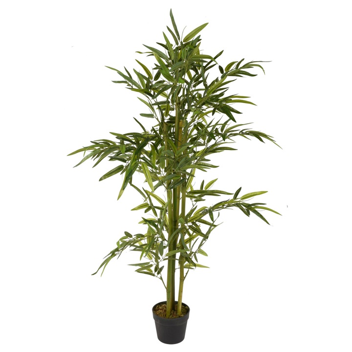Umelá rastlina BAMBUS zelená, 130 cm 1