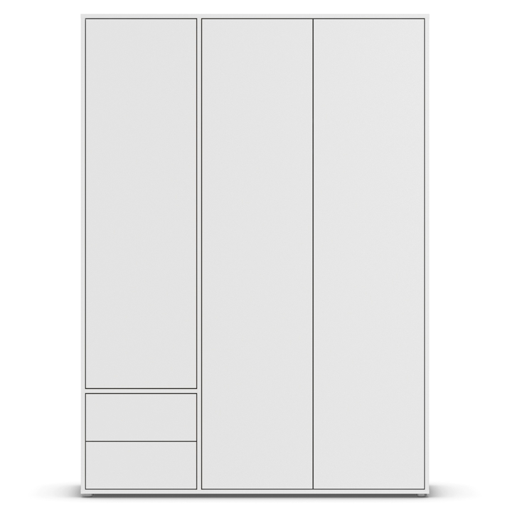 Šatníková skriňa BANILA III alpská biela 1