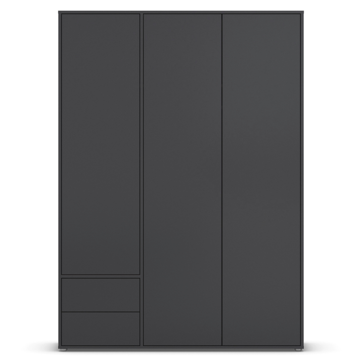 Šatníková skriňa BANILA III sivá 1