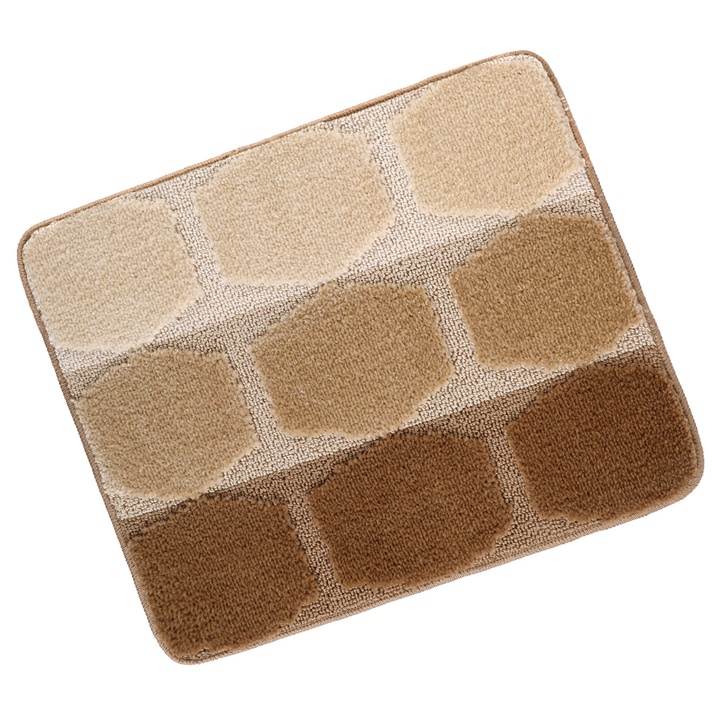 Kúpeľňová predložka BANY 2 hnedá, 50x60 cm 1