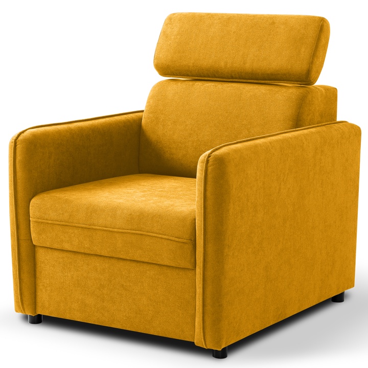 Kreslo BARCELO žltá 1