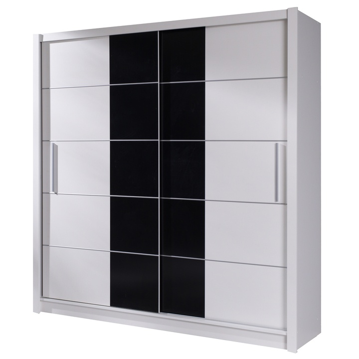 Šatníková skriňa  BARI biela 1