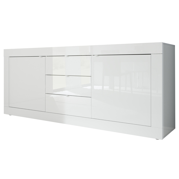 Komoda  BASIC 10 biela lesklá 1