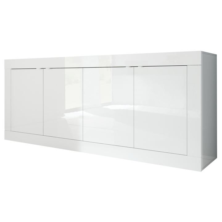 Komoda BASIC 8 biela lesklá 1