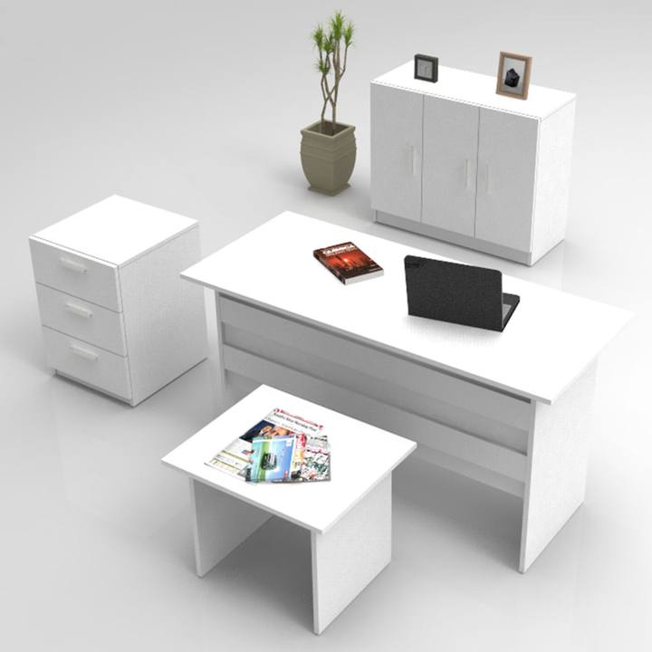 Kancelárska zostava BAVO 6 biela 1