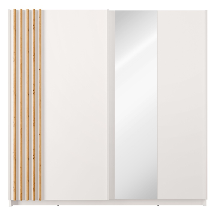 Šatníková skriňa BAYADERO biela, šírka 201 cm 1