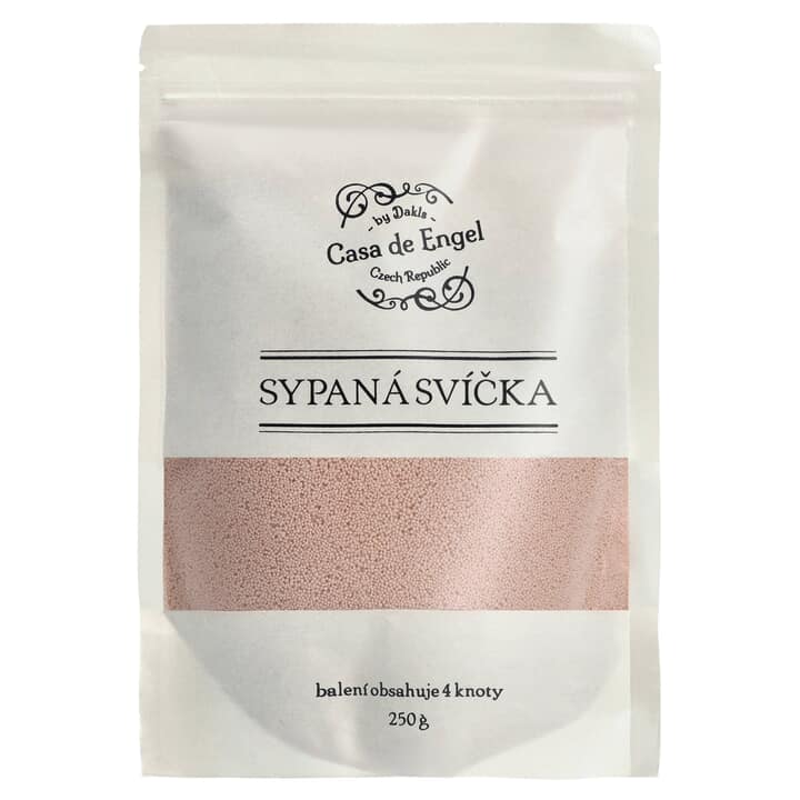 Vosk na sypané sviečky BEALE béžová, 250 g 1