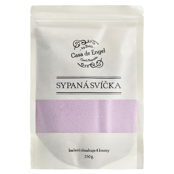 Vosk na sypané sviečky BEALE fialová, 250 g 1