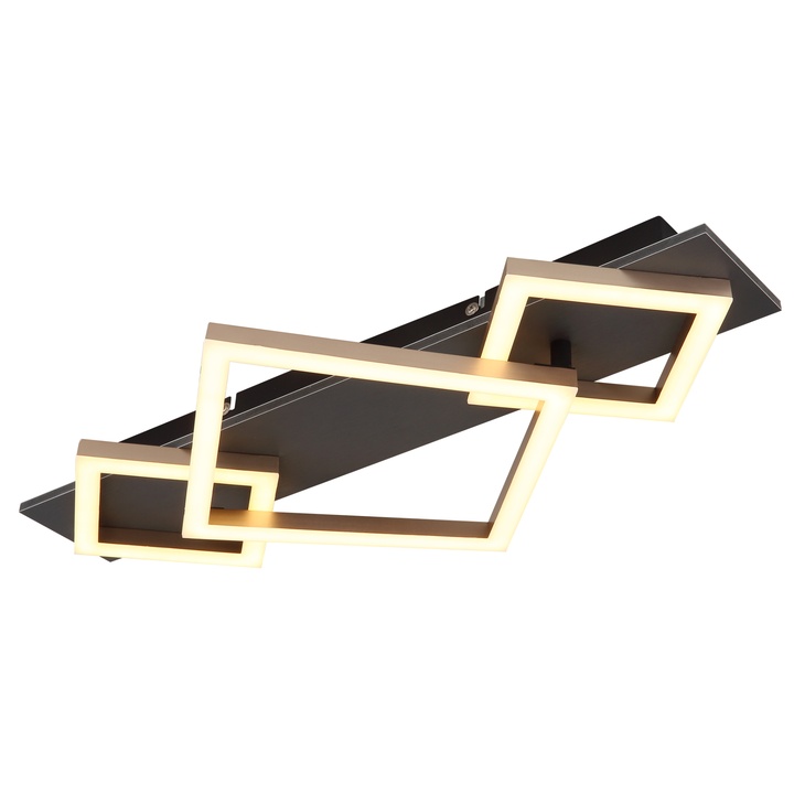 Stropné LED svietidlo BEATRIX 11 čierna/sivá 1