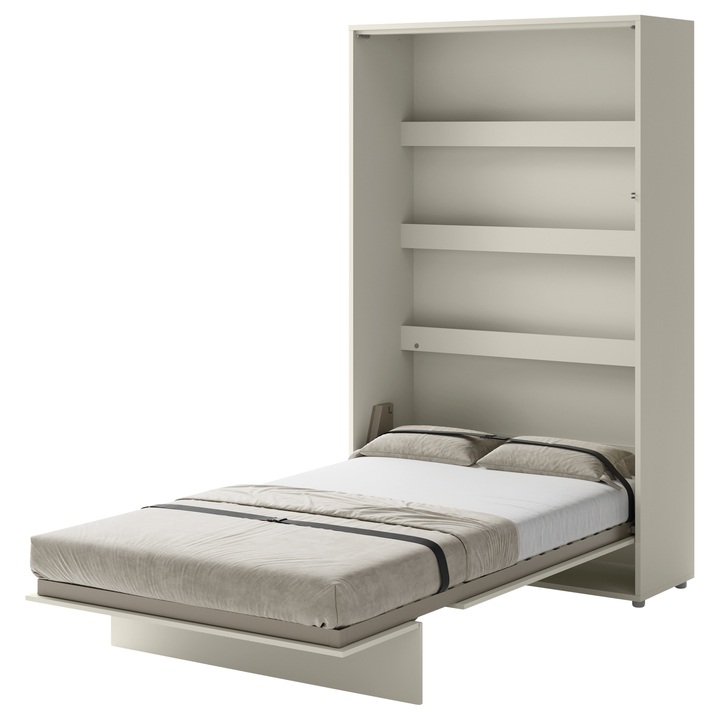Jednolôžková sklápacia posteľ BED CONCEPT 1 kašmírová, 120x200 cm 1