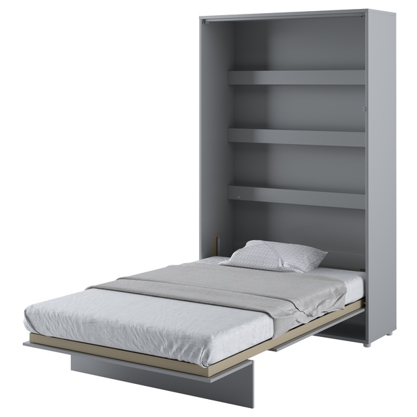 Jednolôžková sklápacia posteľ BED CONCEPT 1 sivá, 120x200 cm 1