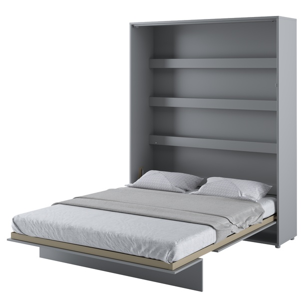 Sklápacia posteľ BED CONCEPT 1 sivá, 160x200 cm 1
