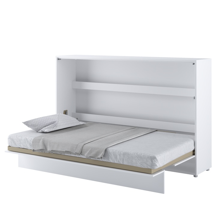 Jednolôžková sklápacia posteľ BED CONCEPT 2 biela, 120x200 cm 1