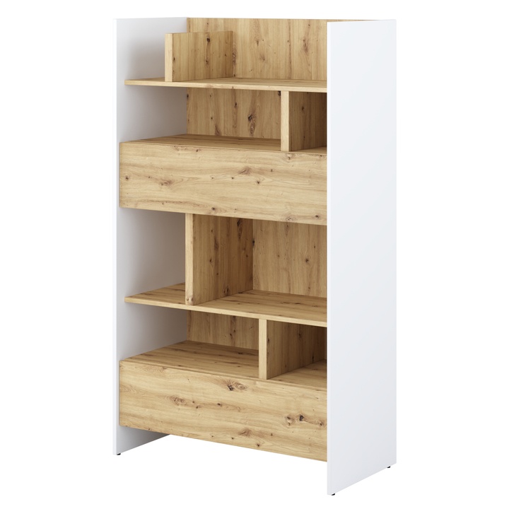Regál BED CONCEPT BC-27 dub artisan/biela 1