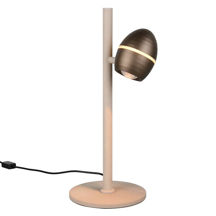 Stolná lampa BEDFORD krémová/hnedá 1