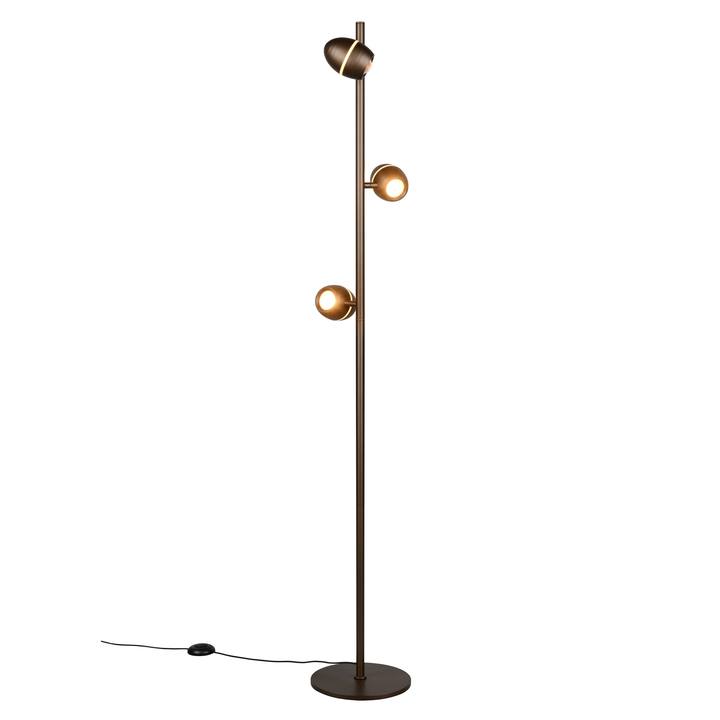 Stojacia lampa BEDFORD hnedá 1