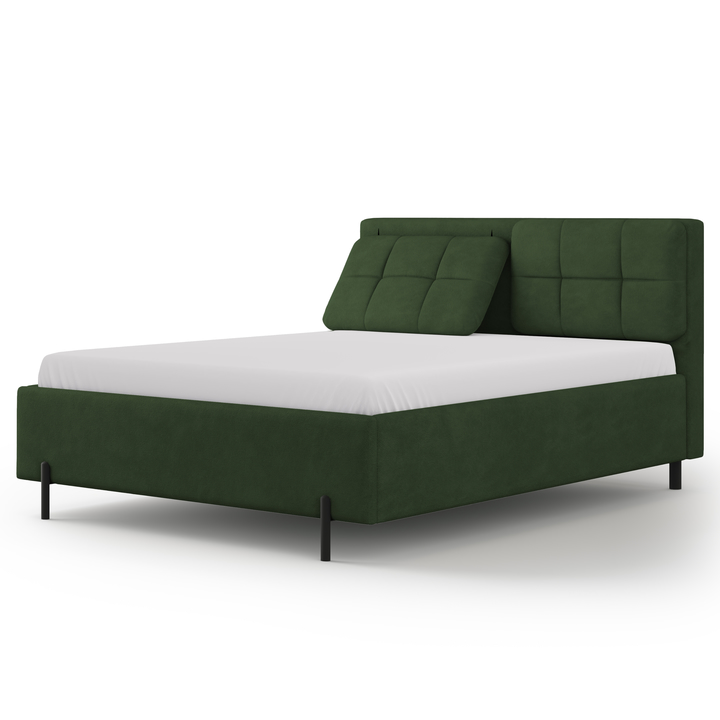 Posteľ s roštom BELANI I tmavozelená, 120x200 cm 1