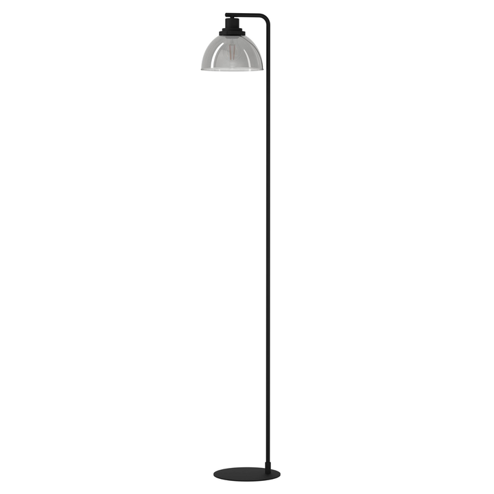 Stojacia lampa BELESER čierna/priehľadná 1