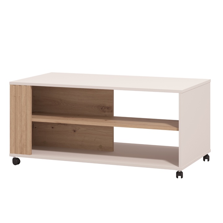 Konferenčný stolík BELFORT kašmírová/dub artisan 1