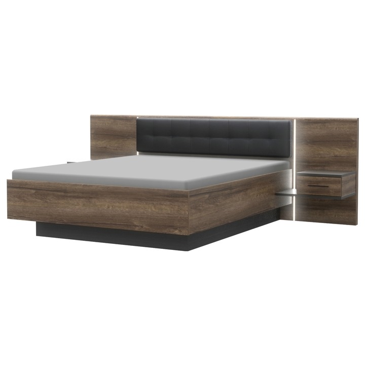 Posteľ s nočnými stolíkmi BELLEVUE 180x200 cm 1