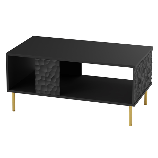 Konferenčný stolík BELLIT čierna/zlatá 1