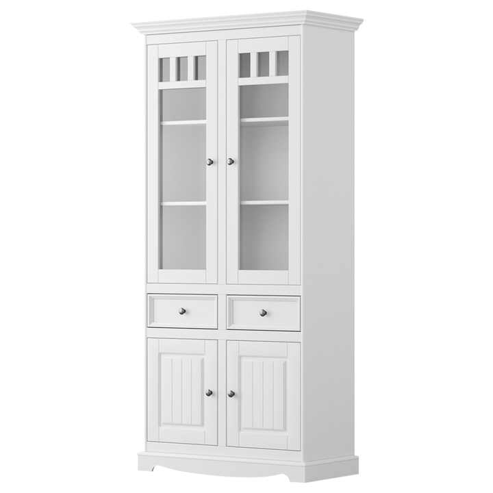 Vitrína BELLU 2D biela 1