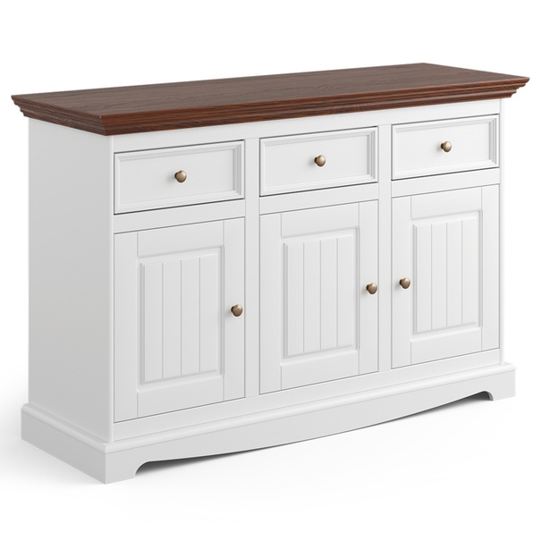 Komoda BELLU 3.3 orech/biela 1