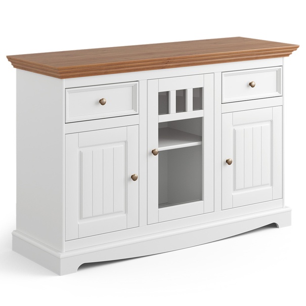 Komoda BELLU 3D dub/biela 1