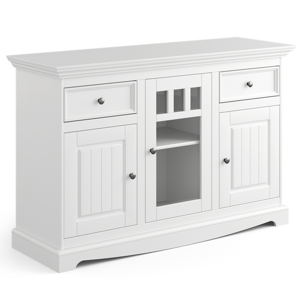 Komoda BELLU 3D biela 1