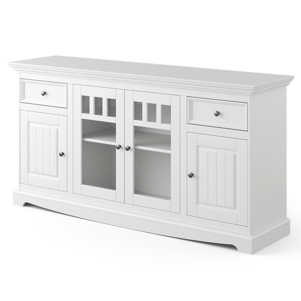 Komoda BELLU 4D biela 1