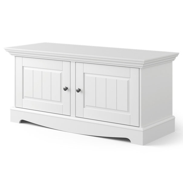 Skrinka na topánky BELLU biela 1