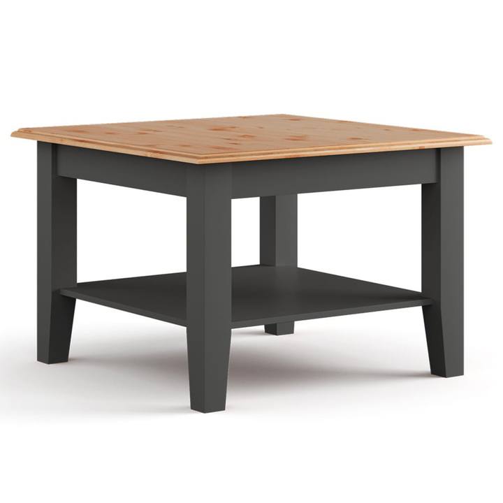 Konferenčný stolík BELLU borovica/grafitová, šírka 70 cm 1