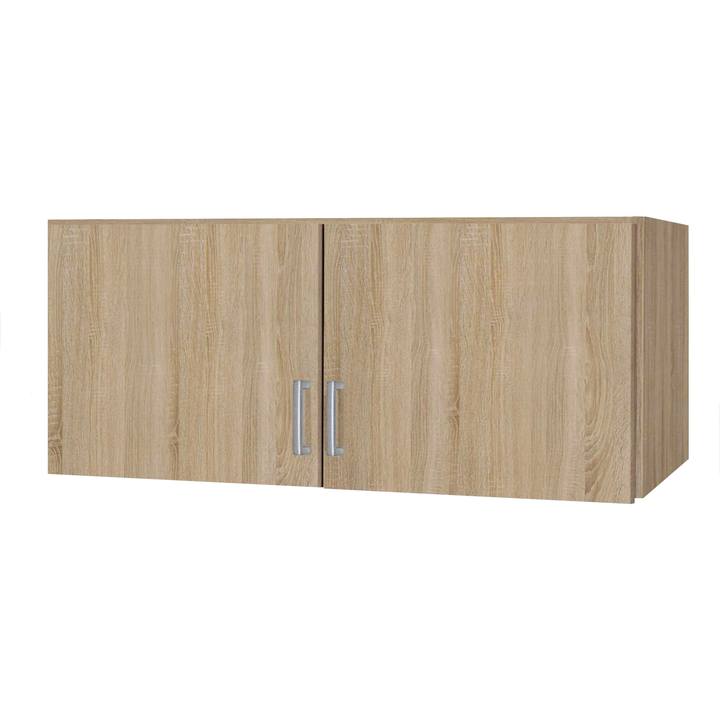 Strieborný nadstavec BENETT dub sonoma, šírka 91 cm 1