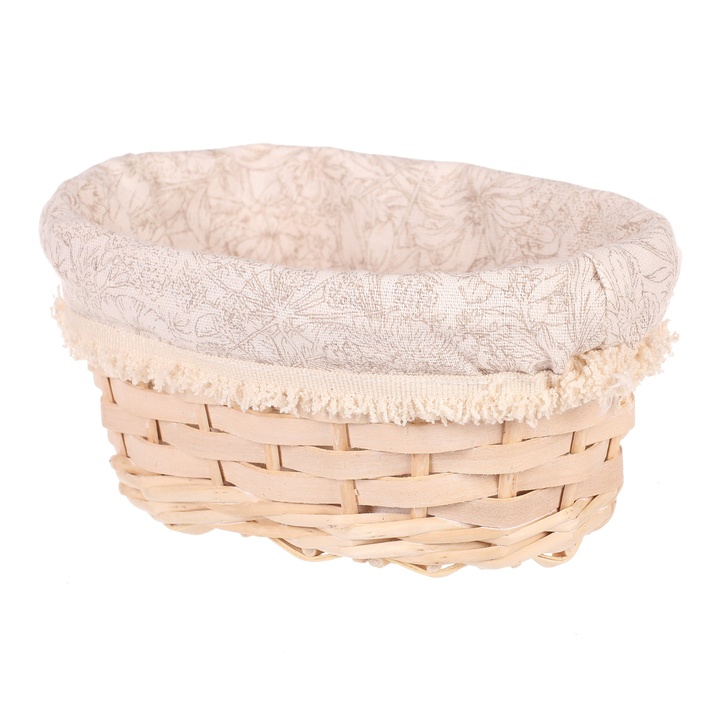 Košík s látkou BENNIE šírka 19 cm 1