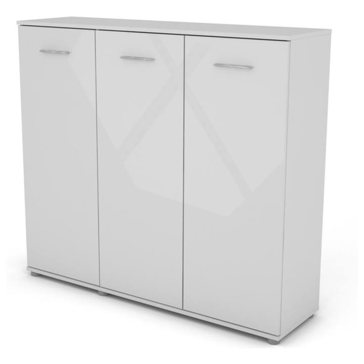 Skrinka na topánky BENY 3D biela 1