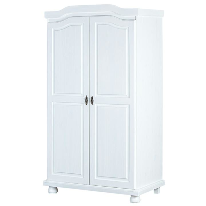 Šatníková skriňa BERNIAN I biela, šírka 104 cm 1