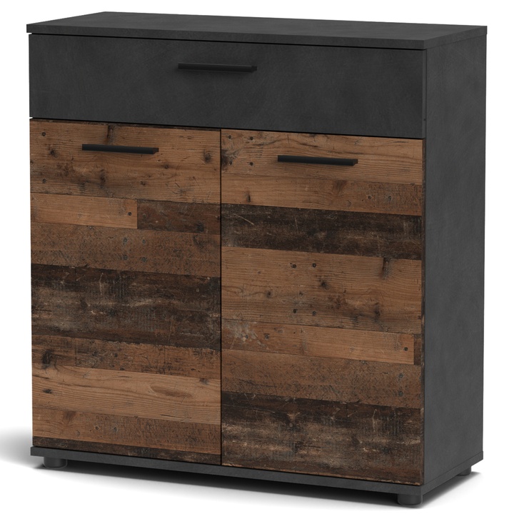 Komoda BERNO 2 matera/old style tmavá 1