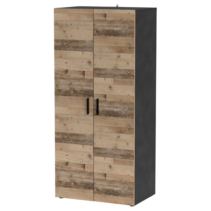 Šatníková skriňa BERNO 5 matera/old style svetlá 1