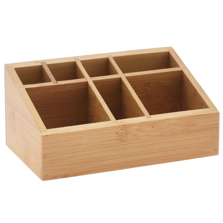 Organizér na kozmetiku BESSIE bambus 1