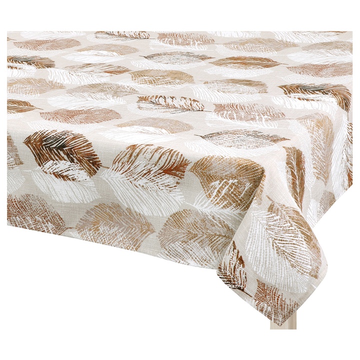 Obrus BÉŽOVÉ LISTY 70x70 cm 1