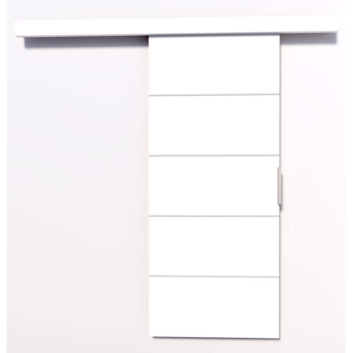 Posuvné dvere BIELLA 106 biela, 106x205 cm 1