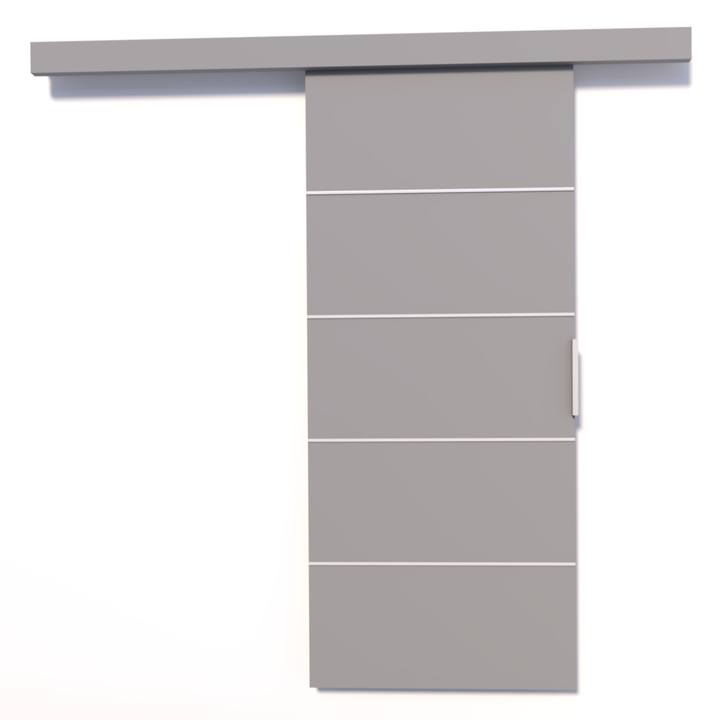 Posuvné dvere BIELLA 76 sivá, 76x205 cm 1