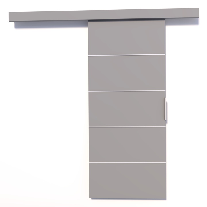 Posuvné dvere BIELLA 86 sivá, 86x205 cm 1