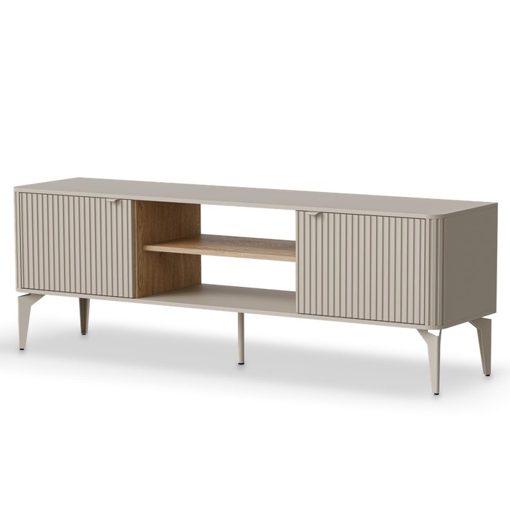 TV komoda BILECA RTV-1 kašmírová/dub cremona 1