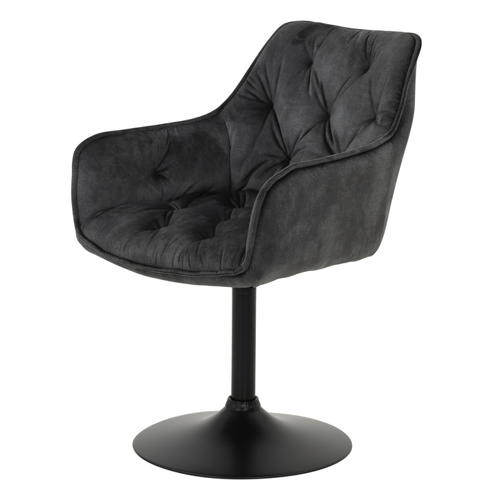 Jedálenská stolička BIRTE S vintage antracitová 1